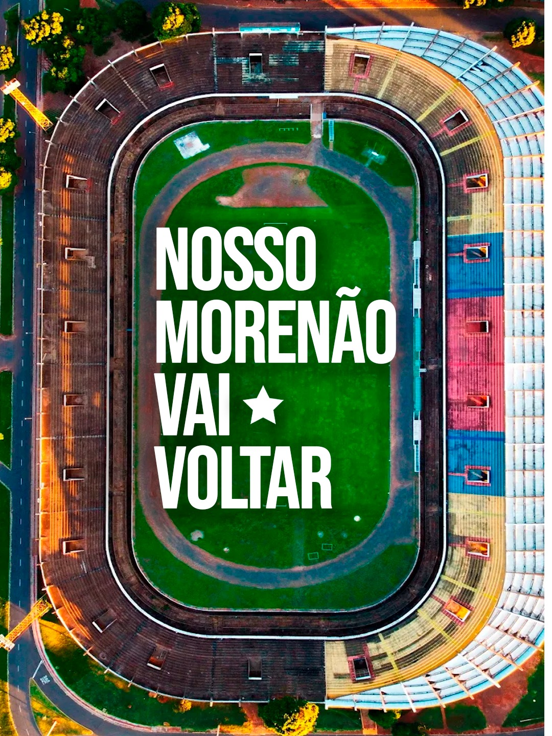 Nosso Morenão vai voltar - Visão aérea do Estádio Pedro Pedrossian